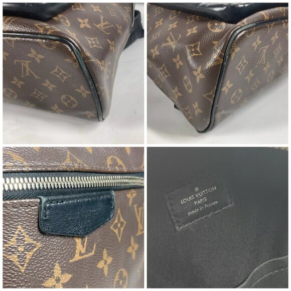 LOUIS VUITTON Monogram-Macassar Josh backpack bag Backpack - Picture 11 of 14